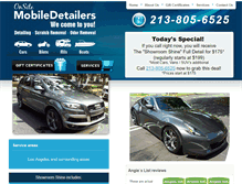 Tablet Screenshot of losangelesmobiledetailing.com